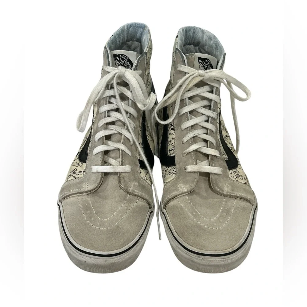 Vans x Disney 101 Dalmatians RARE Sk8-Hi High Top Lace Up Sneakers - Size 10